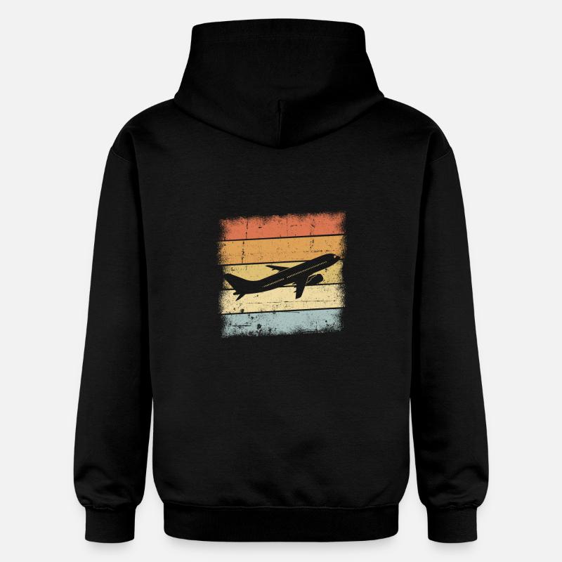 Pilot Geschenk - Gildan Unisex Softstyle® Midweight Hoodie - Schwarz