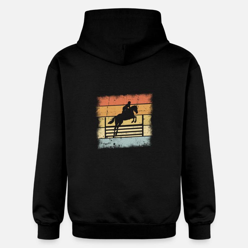 Conception de saut - Sweat à capuche Softstyle® Gildan Unisexe - noir