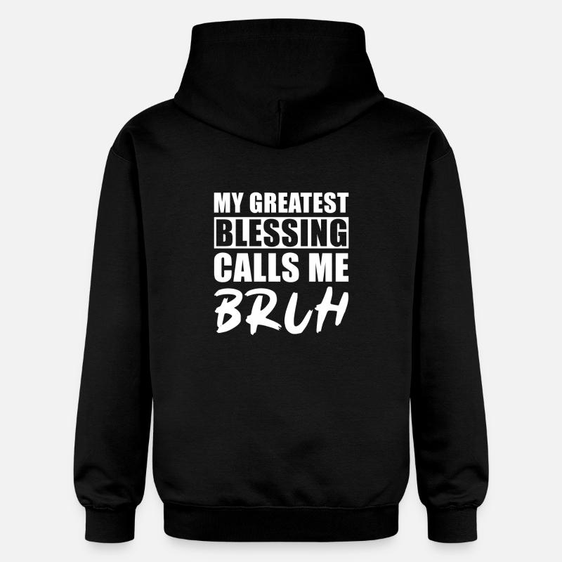 Bruh - Sweat à capuche Softstyle® Gildan Unisexe - noir