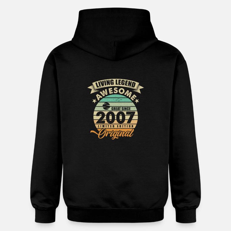Anniversaire 2007 - Sweat à capuche Softstyle® Gildan Unisexe - noir