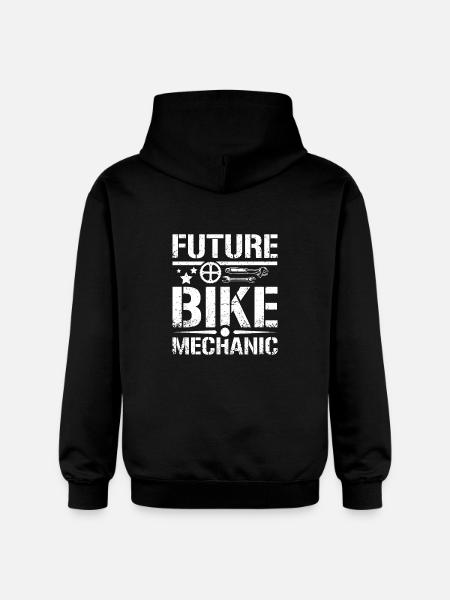 Future bike mechanic - Gildan Unisex Softstyle® Midweight Hoodie - black