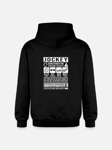 Jockey Spruch lustig - Gildan Unisex Softstyle® Midweight Hoodie - Schwarz