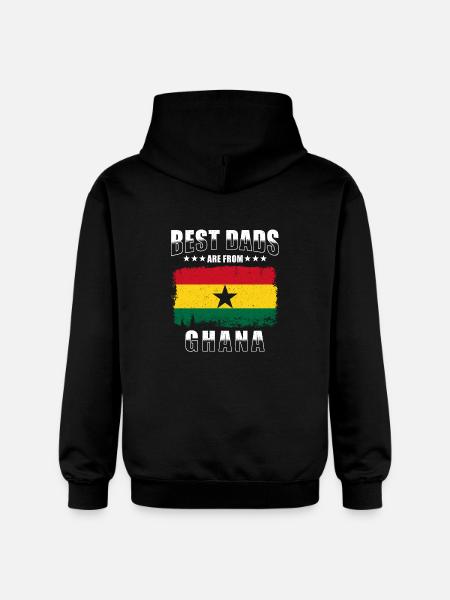Ghanese father - Gildan Unisex Softstyle® Midweight Hoodie - black