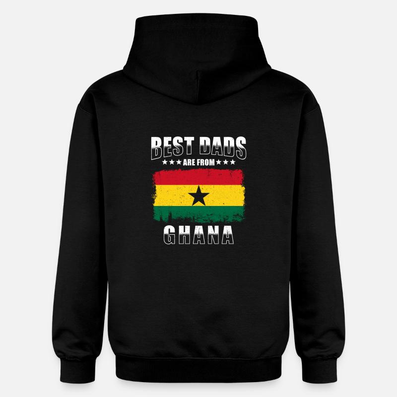 Père ghanais - Sweat à capuche Softstyle® Gildan Unisexe - noir