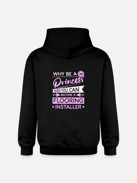 Princess flooring installer - Gildan Unisex Softstyle® Midweight Hoodie - black