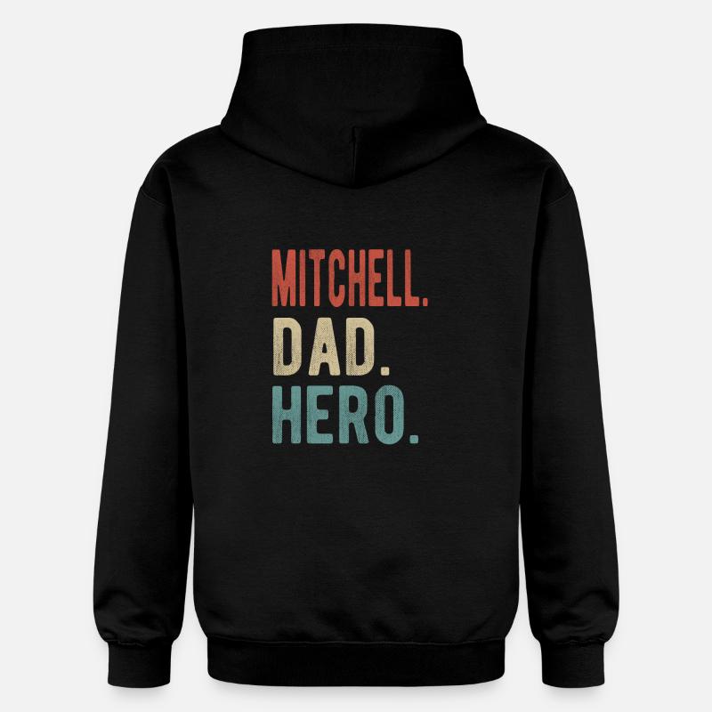 Mitchell Papa Héros - Sweat à capuche Softstyle® Gildan Unisexe - noir