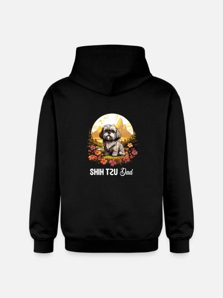 Shih Tzu - Gildan Unisex Softstyle® Midweight Hoodie - black