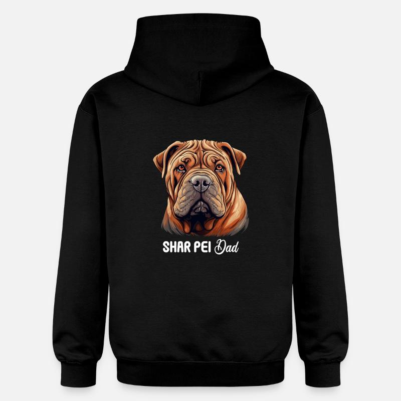 Shar Pei - Sweat à capuche Softstyle® Gildan Unisexe - noir