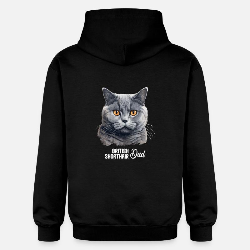 British Shorthair - Sweat à capuche Softstyle® Gildan Unisexe - noir