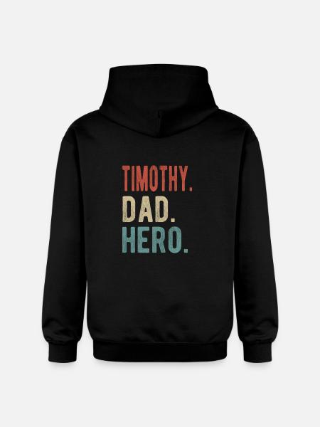 Timothy Papa Held - Gildan Unisex Softstyle® Midweight Hoodie - Schwarz