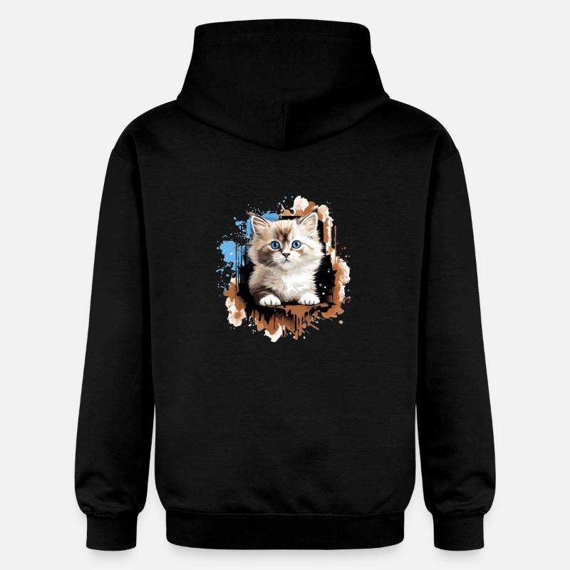 Poupée de chiffon - Sweat à capuche Softstyle® Gildan Unisexe - noir