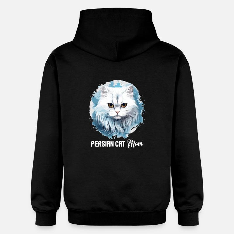 Chat persan Perser Katze - Sweat à capuche Softstyle® Gildan Unisexe - noir