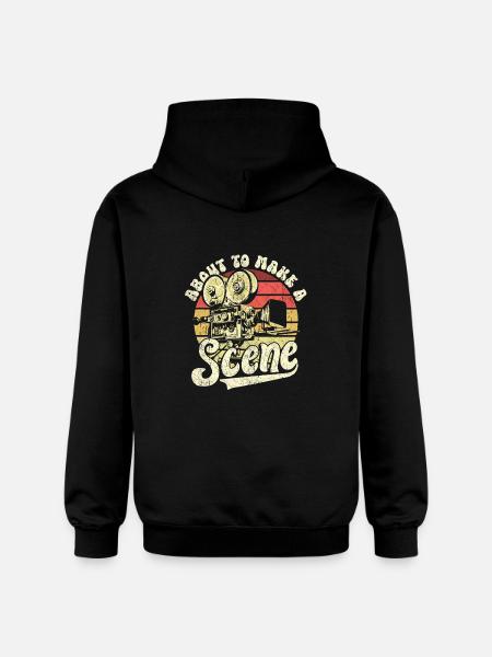 Filmmaker Cinematography Director Producer Design - Gildan Unisex Softstyle® Midweight Hoodie - black