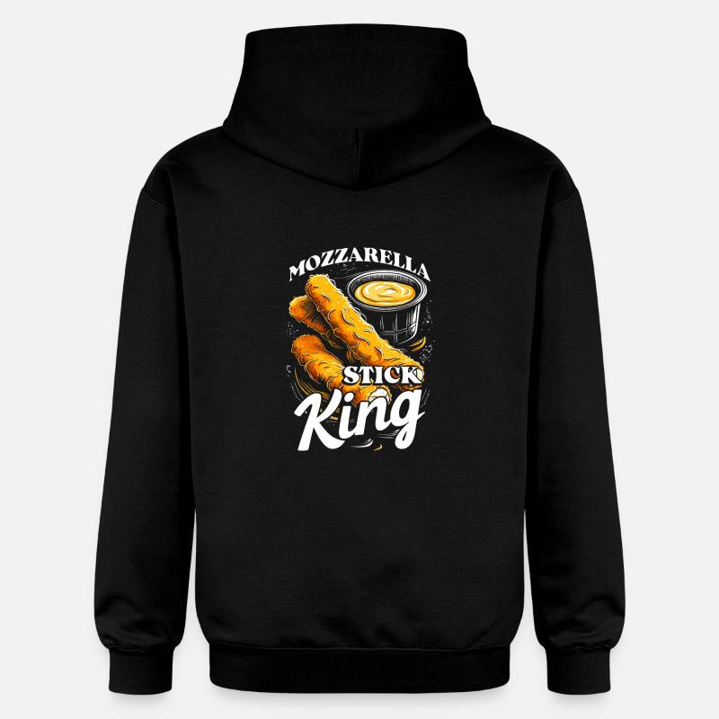 Bâtonnet de mozzarella King - Sweat à capuche Softstyle® Gildan Unisexe - noir