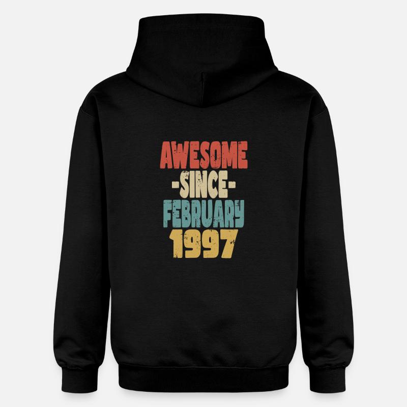 Génial Février 1997 - Sweat à capuche Softstyle® Gildan Unisexe - noir