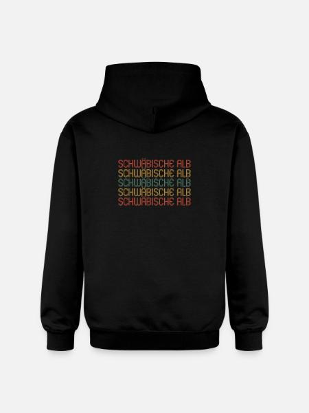 Swabian Alb - Gildan Unisex Softstyle® Midweight Hoodie - black