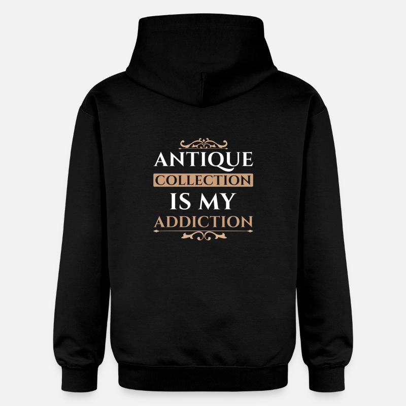 Collectionneur d’antiquités passionné - Célébrez votre - Sweat à capuche Softstyle® Gildan Unisexe - noir