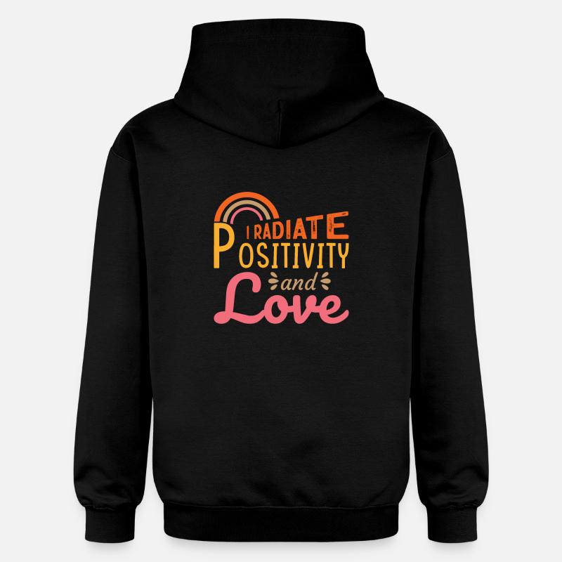 Conception d’affirmations positives inspirantes pour - Sweat à capuche Softstyle® Gildan Unisexe - noir