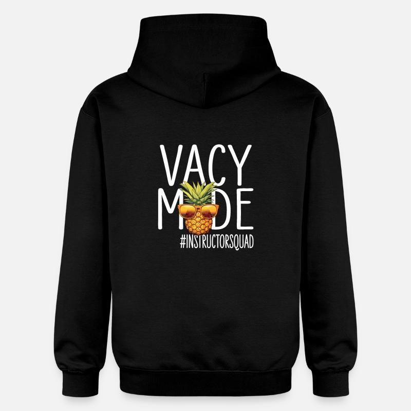 Instructeur Vacances Vacy Mode Instructeurescouade - Sweat à capuche Softstyle® Gildan Unisexe - noir