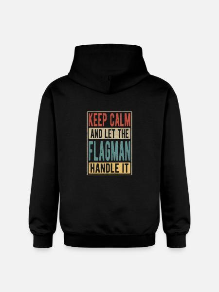 Cadeau rétro Flagman - Sweat à capuche Softstyle® Gildan Unisexe - noir