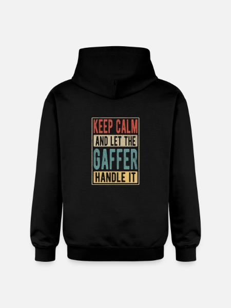 Gaffer Retro Gift - Gildan Unisex Softstyle® Midweight Hoodie - black