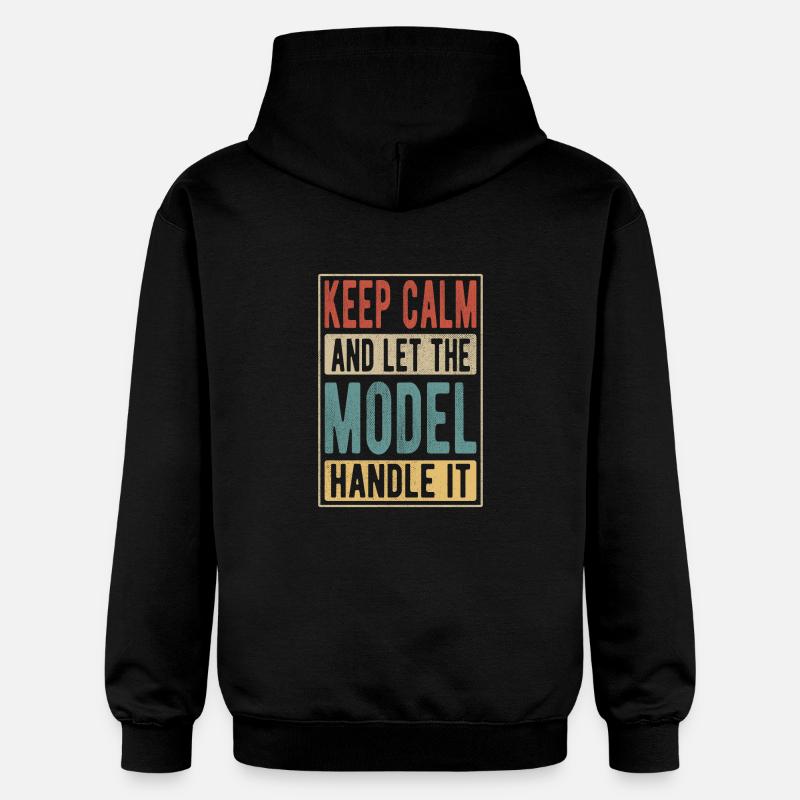 Modèle Retro Gift - Sweat à capuche Softstyle® Gildan Unisexe - noir