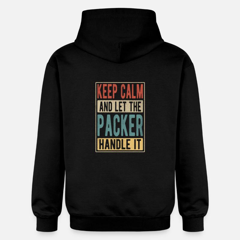 Packer Retro Geschenk - Gildan Unisex Softstyle® Midweight Hoodie - Schwarz