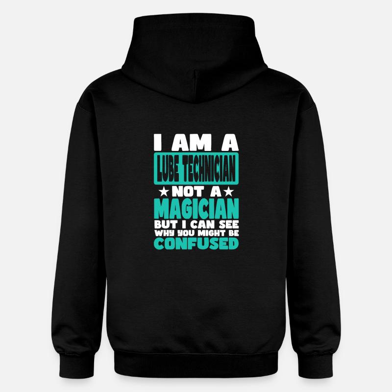 Technicien en lubrification - Sweat à capuche Softstyle® Gildan Unisexe - noir