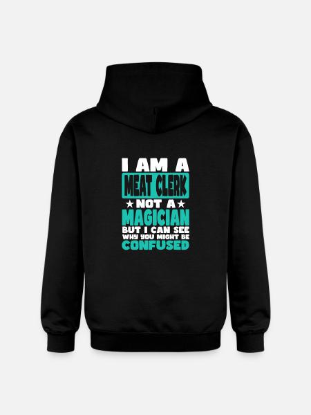 Meat Clerk - Gildan Unisex Softstyle® Midweight Hoodie - black