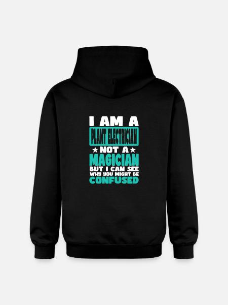 Plant Electrician - Gildan Unisex Softstyle® Midweight Hoodie - black