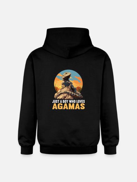 Agamen Agame - Gildan Unisex Softstyle® Midweight Hoodie - black
