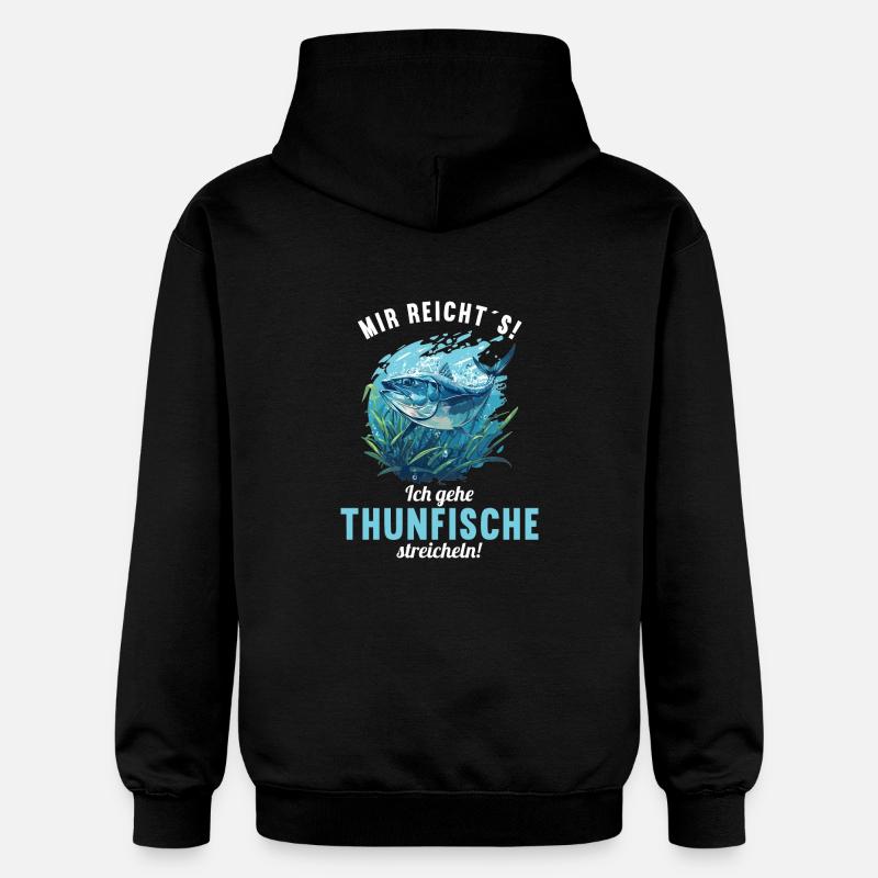 Thon Thunfische Thunfisch - Sweat à capuche Softstyle® Gildan Unisexe - noir