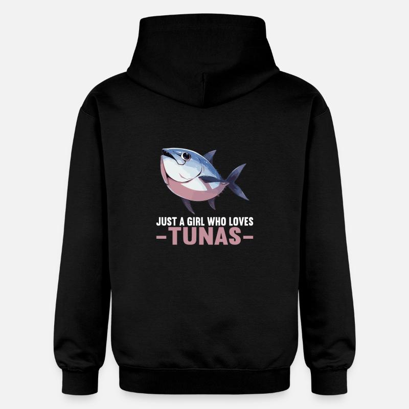 Thon Thunfische Thunfisch - Sweat à capuche Softstyle® Gildan Unisexe - noir