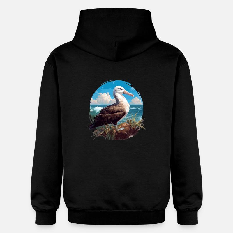 Albatross Albatrosse Albatros - Sweat à capuche Softstyle® Gildan Unisexe - noir