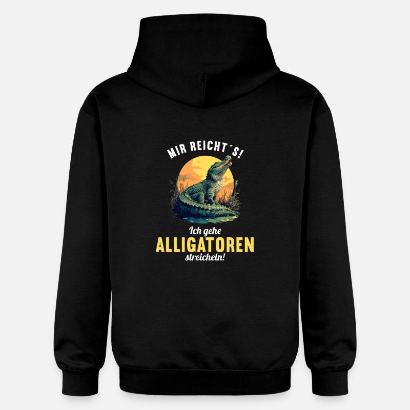 Alligatoren Alligator - Sweat à capuche Softstyle® Gildan Unisexe - noir