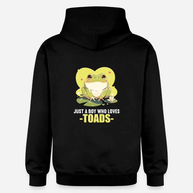 Toad Toads Toad - Gildan Unisex Softstyle® Midweight Hoodie - black