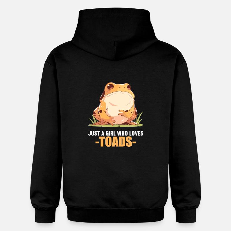 Toad Kröten Kröte - Gildan Unisex Softstyle® Midweight Hoodie - Schwarz