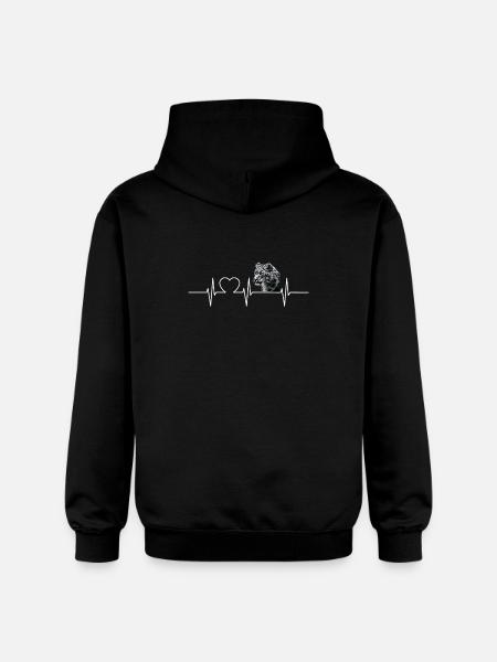 Snow Leopard Schneeleoparden Schneeleopard - Gildan Unisex Softstyle® Midweight Hoodie - Schwarz