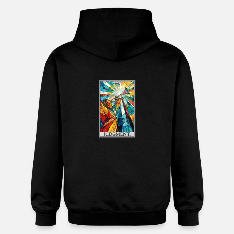 Tarotkarten Tarotkarte 20 Judgment Gericht - Gildan Unisex Softstyle® Midweight Hoodie - Schwarz