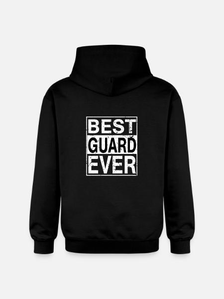 Best Guard ever Guard Gift - Gildan Unisex Softstyle® Midweight Hoodie - black
