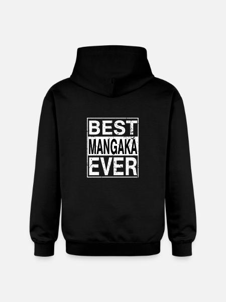 Best Mangaka Ever Mangaka Gift - Gildan Unisex Softstyle® Midweight Hoodie - black