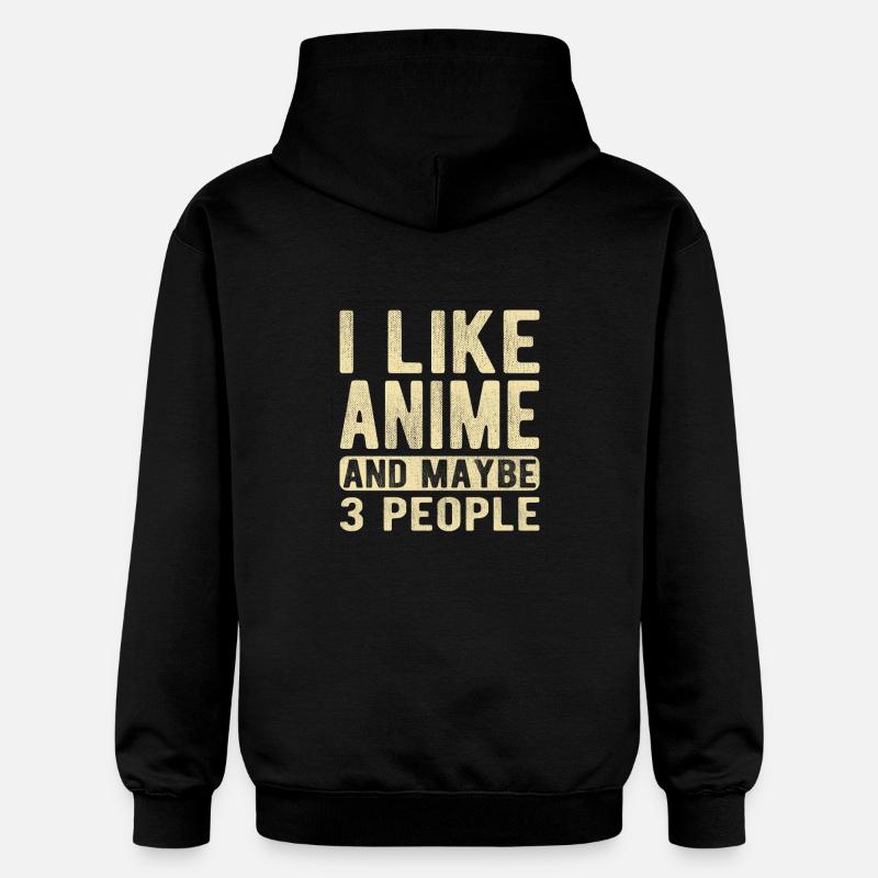 Dicton d’anime - Sweat à capuche Softstyle® Gildan Unisexe - noir
