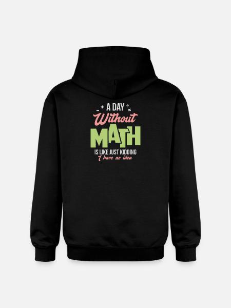 mathematics - Gildan Unisex Softstyle® Midweight Hoodie - black