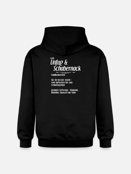 Unfug und Schabernack - Gildan Unisex Softstyle® Midweight Hoodie - Schwarz