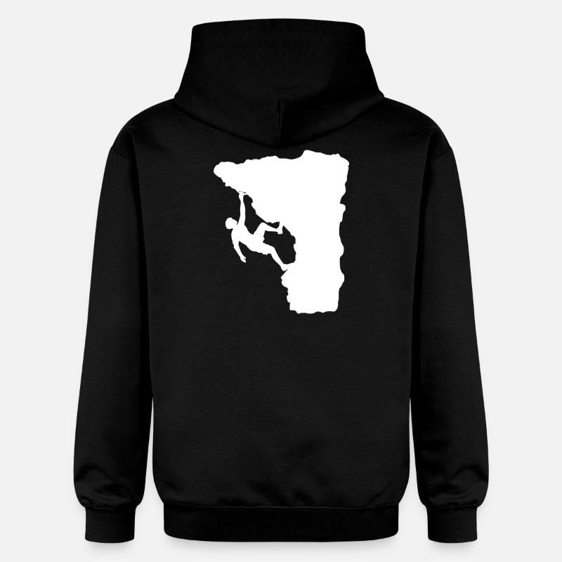 Grimpeur sur le rebord - Sweat à capuche Softstyle® Gildan Unisexe - noir