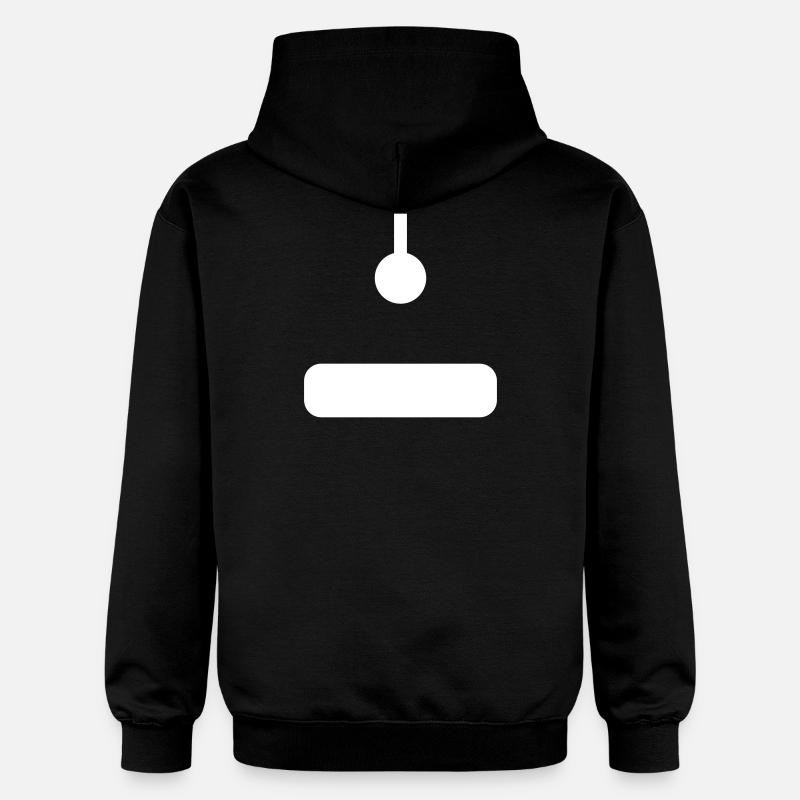 Joystick d’arcade blanc - Sweat à capuche Softstyle® Gildan Unisexe - noir