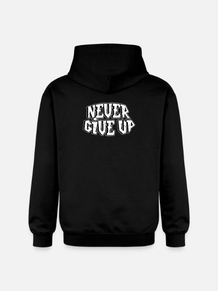 everything is possible, winner, fighter - Gildan Unisex Softstyle® Midweight Hoodie - black
