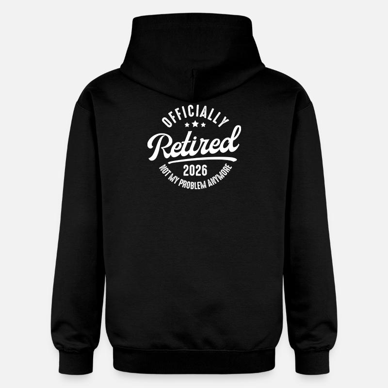 Retraité officielle 2026 - Sweat à capuche Softstyle® Gildan Unisexe - noir