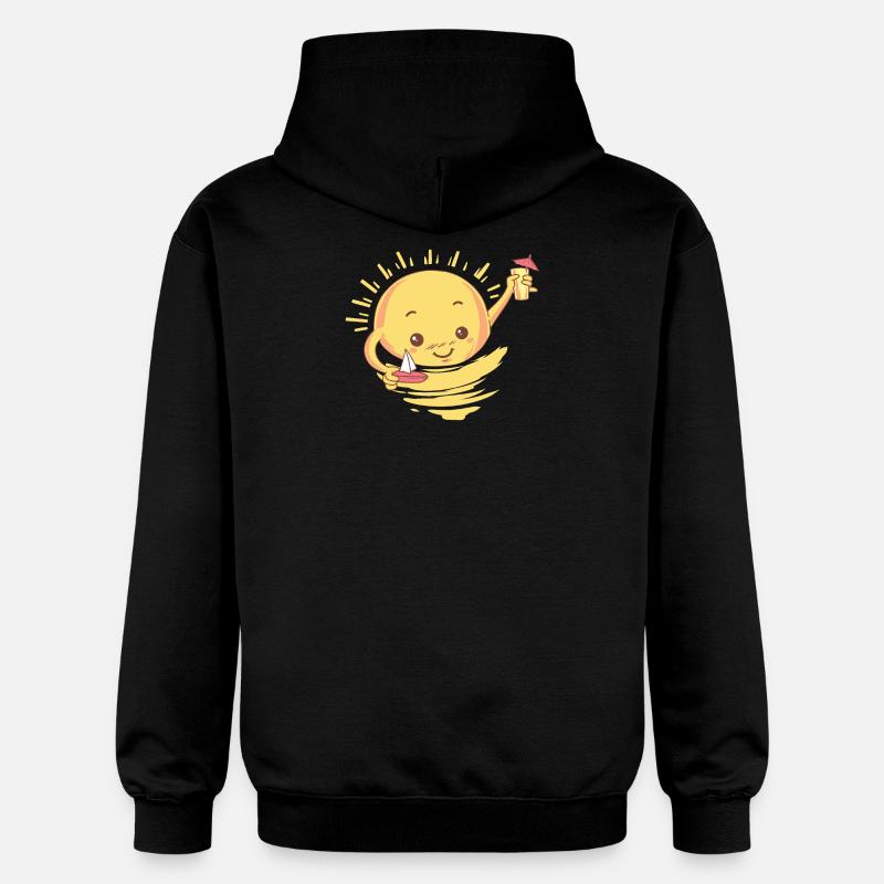 Sommer Cocktail Geschenk - Gildan Unisex Softstyle® Midweight Hoodie - Schwarz