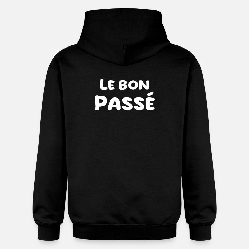 nostalgie passé - Sweat à capuche Softstyle® Gildan Unisexe - noir